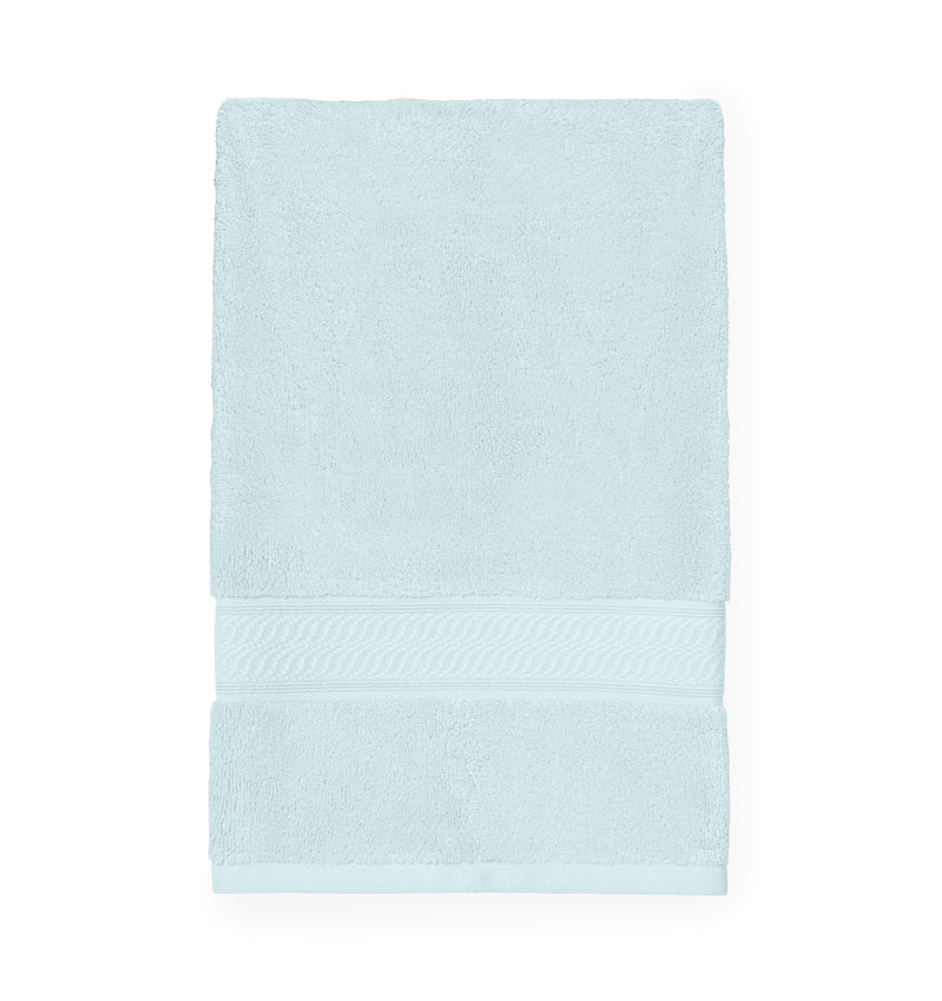 Sferra Aura Bath Towels - White / AlmondBath Towel - 30X60