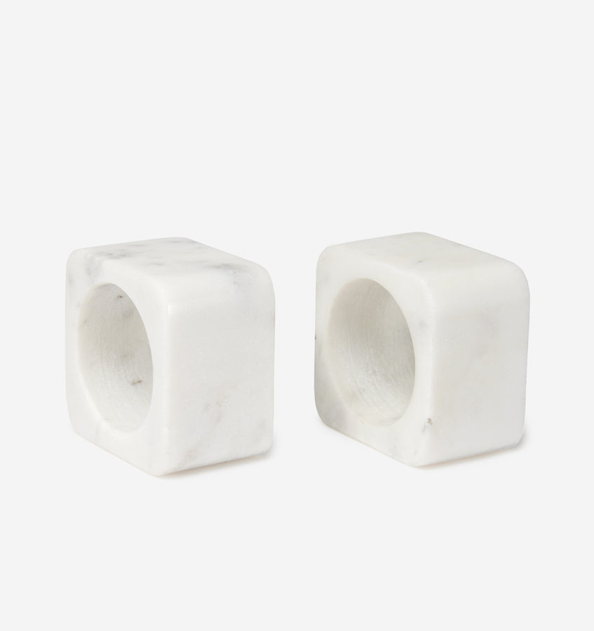 Quadrato Napkin Rings, Luxury Gifts & Decor