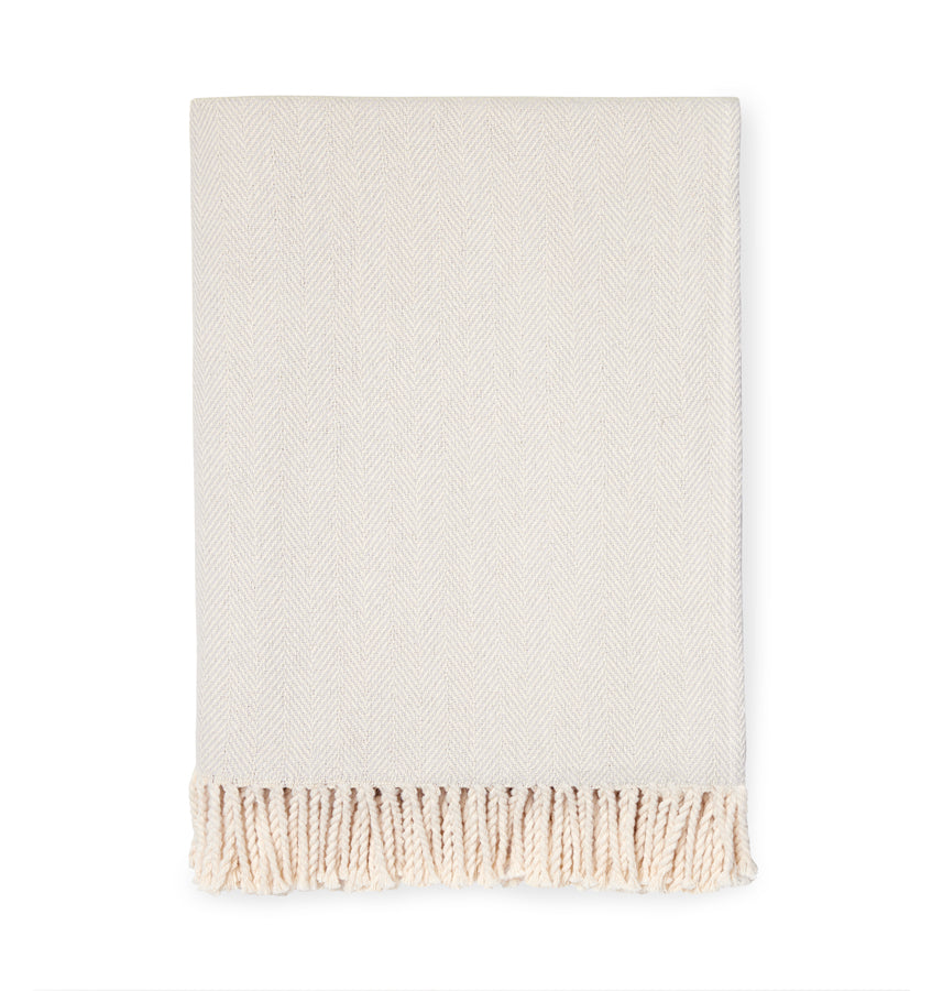 Ivory brushed scarf