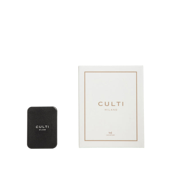 CULTI MILANO Car Diffuser Black Leather - Thé