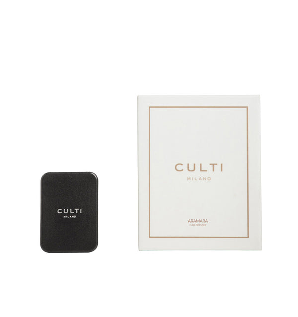 CULTI MILANO Car Diffuser Black Leather - Aramara