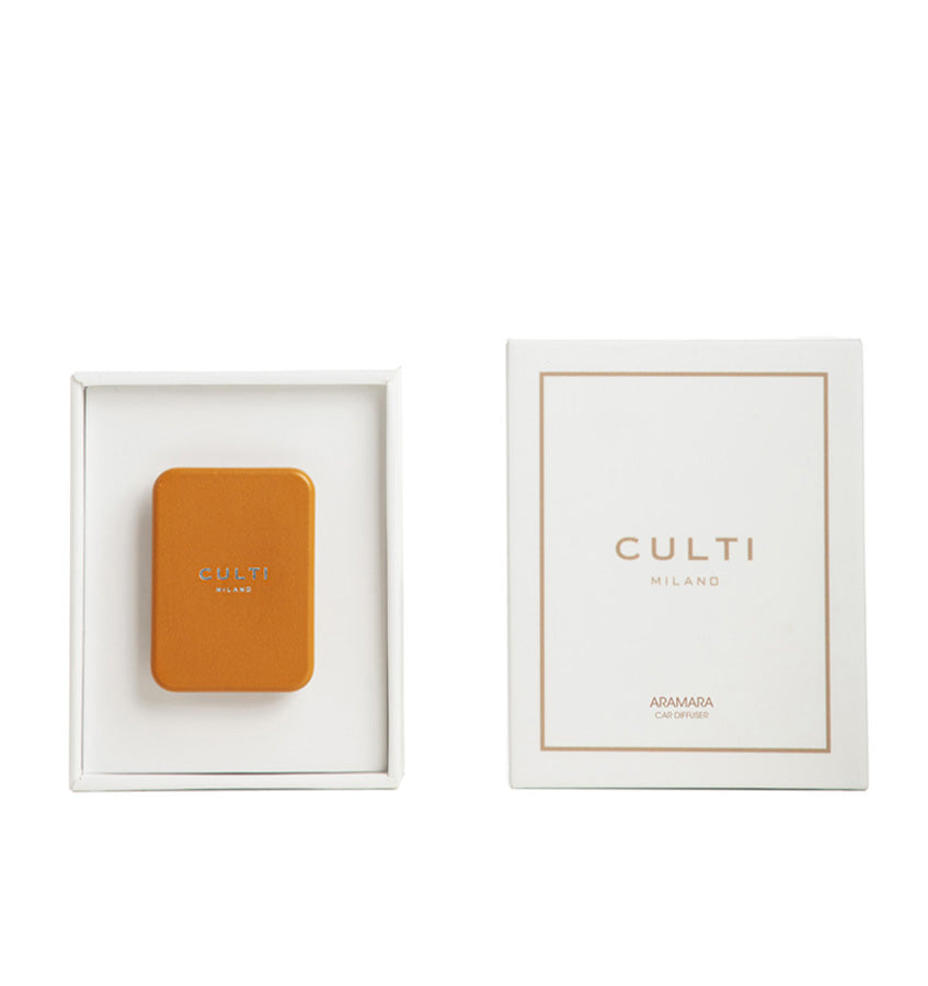 CULTI MILANO Car Diffuser Orange Leather - Aramara