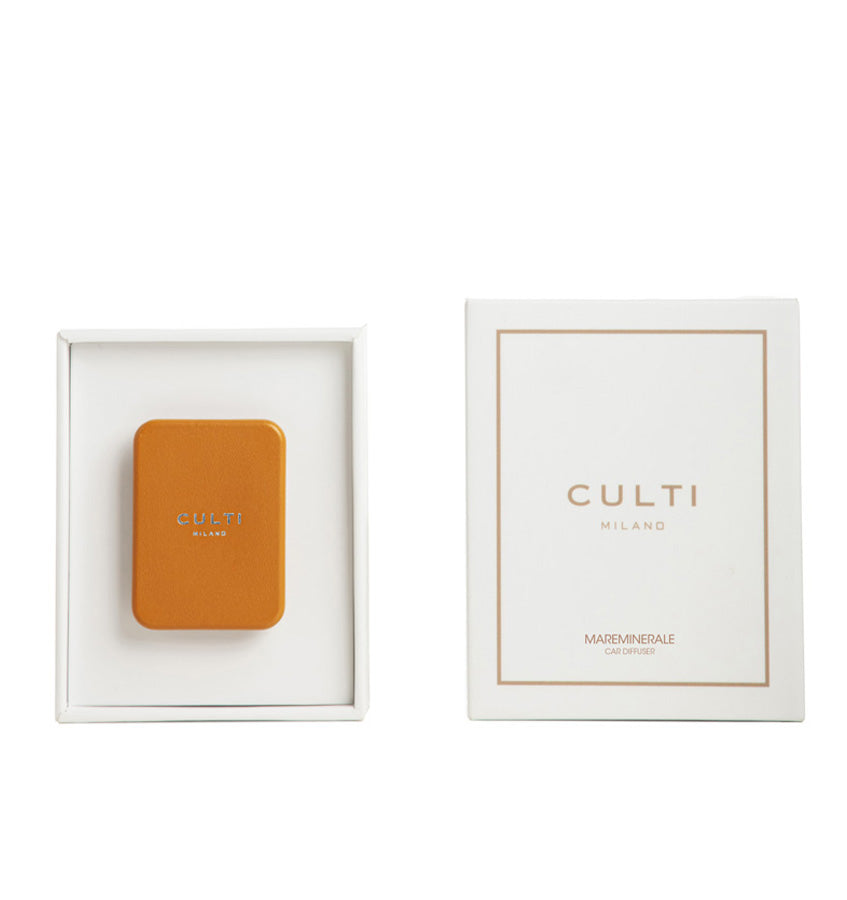 CULTI MILANO Car Diffuser Orange Leather - Mareminerale