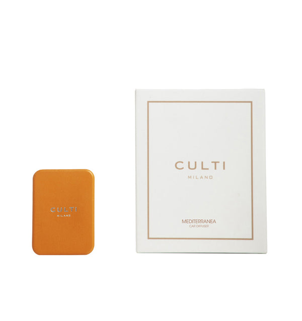 CULTI MILANO Car Diffuser Orange Leather - Mediterranea