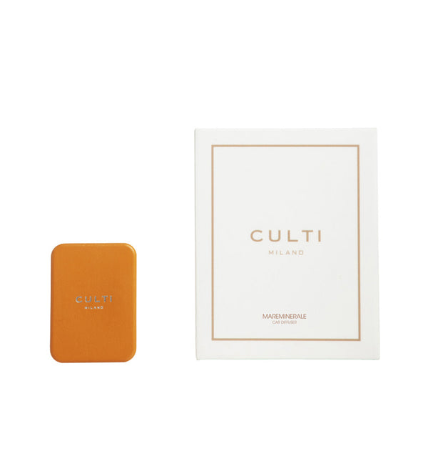 CULTI MILANO Car Diffuser Orange Leather - Mareminerale