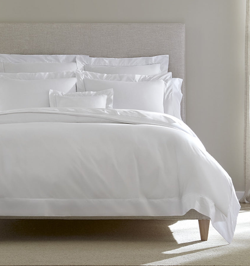 Giza 45 Percale Duvet Cover - White Duver Cover | SFERRA