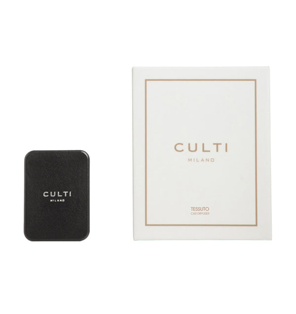 CULTI MILANO Car Diffuser Black Leather - Tessuto