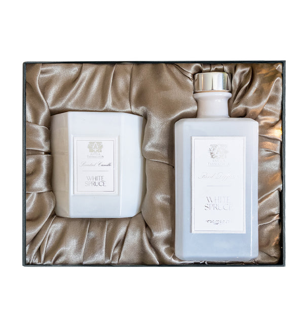 Antica Farmacista Diffuser & Candle Gift Set - White Spruce