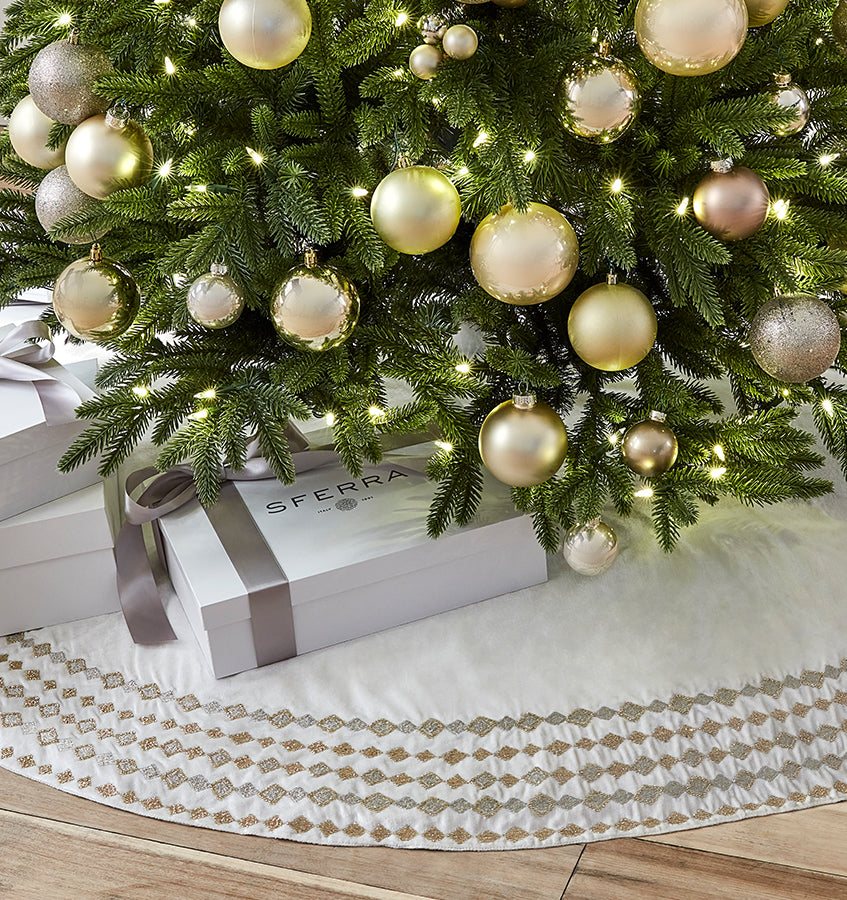 Luxury Crown Christmas Tree Skirt online