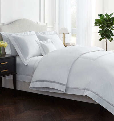 Lace Collection - Luxury White Percale Bedding | SFERRA