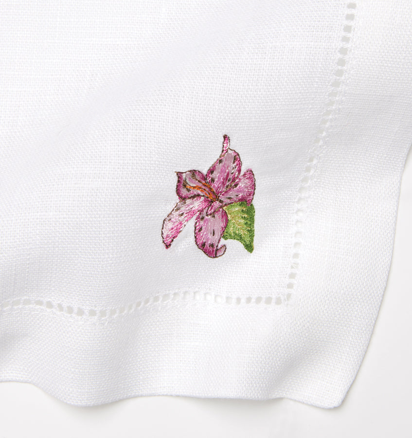 Sferra linen floral buy embroidered guest towels